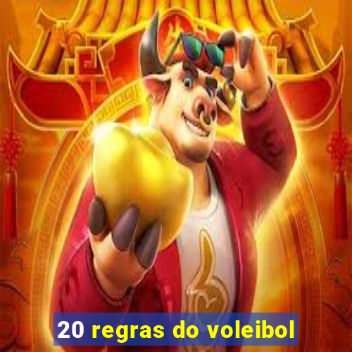 20 regras do voleibol